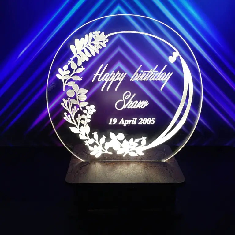 Customize Name Lamps