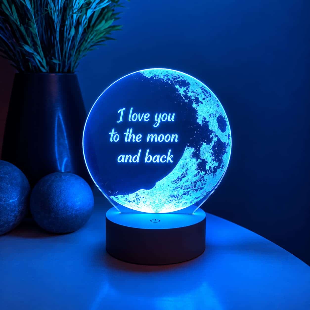 Personalized Couple Night Lamp | Romantic Home Decor