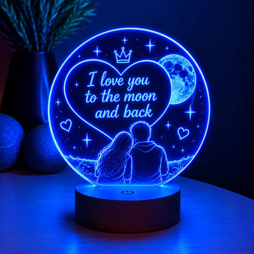 Personalized Moon Lamp with Name