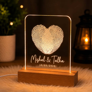 Customize LED Name Lamp | Gift for Wife, Husband, Mom & Dad ll B.W 012