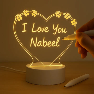 Personalized Love & Apology Name Lamp