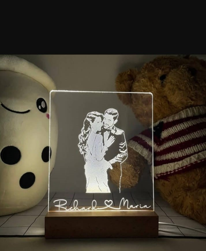 Customize Picture heart Led Lamp - Best gift