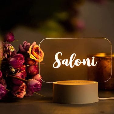 Custom Acrylic Name Lamp | Perfect Gift for Married Couples