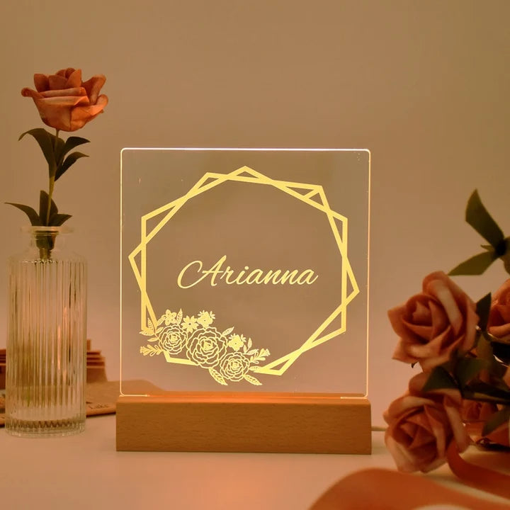 Personalized Forgive Me LED Lamp