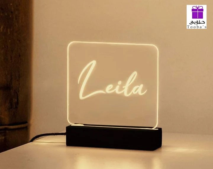 Name Led Lamp